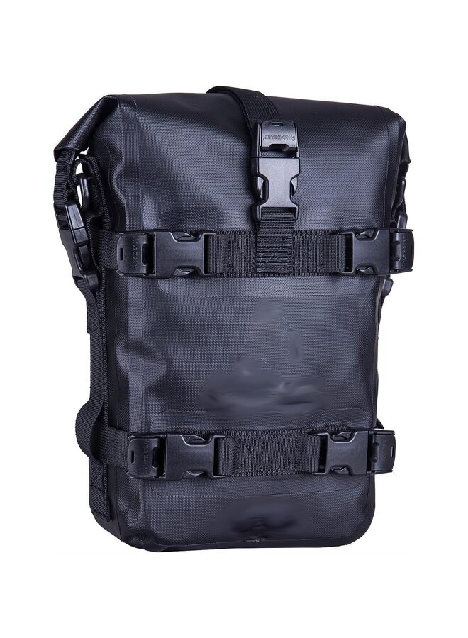 Motorcycle Tail Bag 8L Waterproofing Motor Pannier Bag Motor Travel Luggage Motorbike Rear Rack Trunk Storage Bag Professional Motorcycle Accessories (Black)